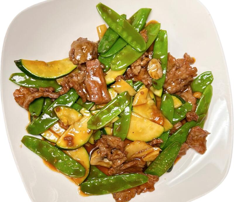 Beef With Snow Peas